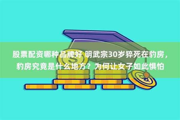 股票配资哪种品牌好 明武宗30岁猝死在豹房，豹房究竟是什么地