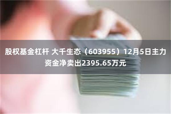 股权基金杠杆 大千生态（603955）12月5日主力资金净卖出2395.65万元